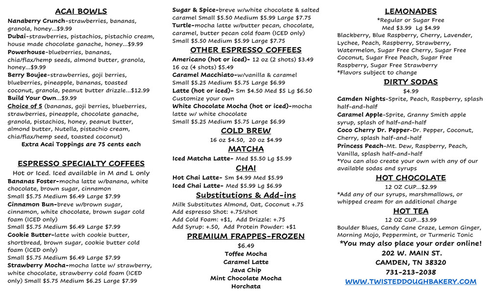 Daily Menu 2